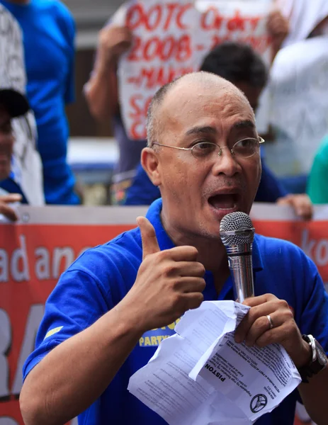 Protesta militante contra el gobierno — Foto de Stock