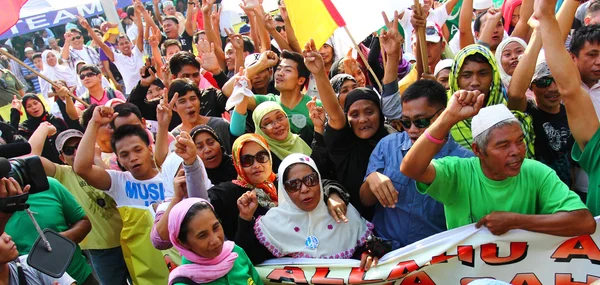 Muzulmán béke beszélni rally — Stock Fotó
