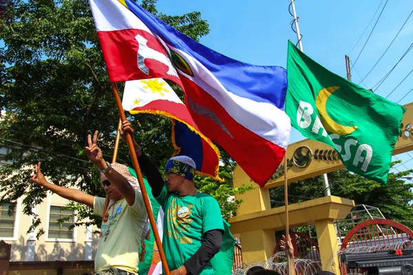 Muzulmán béke beszélni rally — Stock Fotó