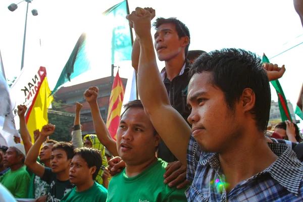 Muslim Peace talk rally — Stock Photo, Image