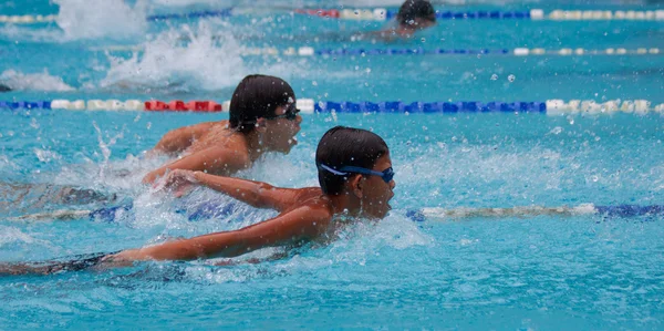 Simning tävling — Stockfoto