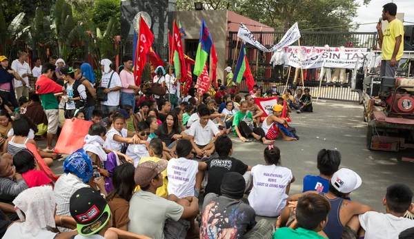 Protestas por proyecto de ley de impuestos contra el pecado en Filipinas — Foto de Stock