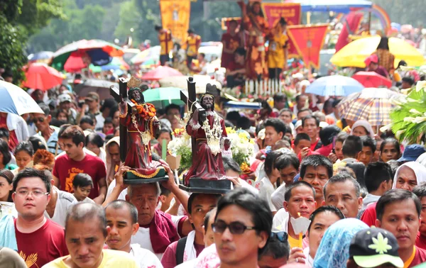 Fiesta del Nazareno Negro en Manila, Filipinas — Foto de Stock