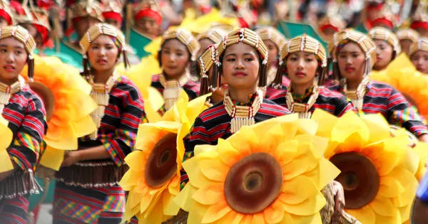 Festival di Panagbenga, città di Baguio — Foto Stock