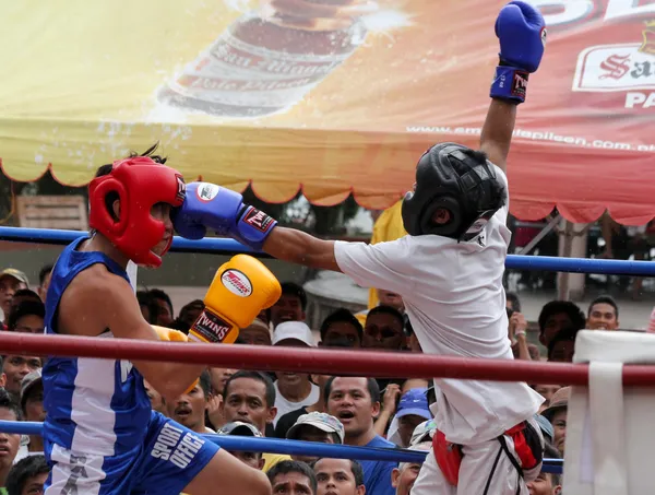 Torneio de boxe amador — Fotografia de Stock