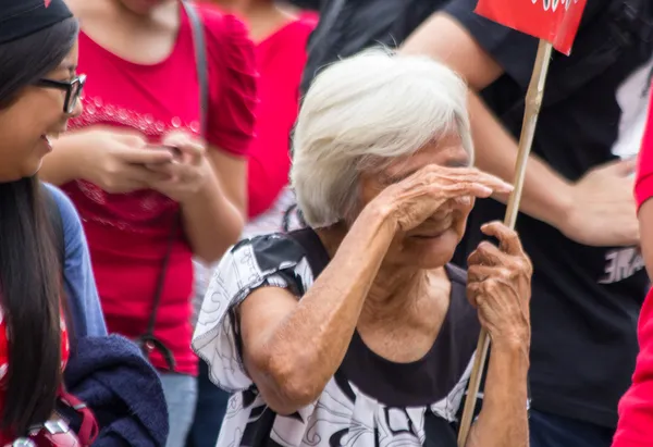 Anti-government protest during 150th birthday of Andres Bonifacio — Stock Photo, Image