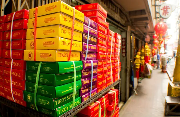 Chinese new year in China town — Stock Photo, Image