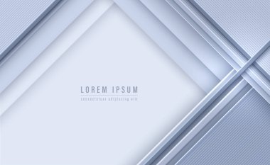 Soyut geometrik gri arkaplan. Gelecekçi modern dekorasyon. Vektör illüstrasyonu.