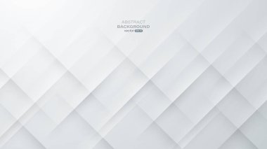 Beyaz arkaplanda soyut ışık ve gölge. Vektör illüstrasyonu