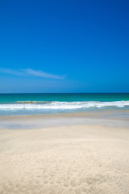 andaman Denizi berrak mavi suları ve güzel geniş oceanscape
