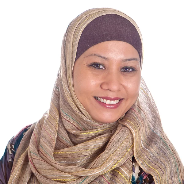 Confident and beautiful mature Muslim woman — Stock Photo, Image