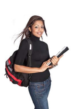 güzel kız Asya öğrenci