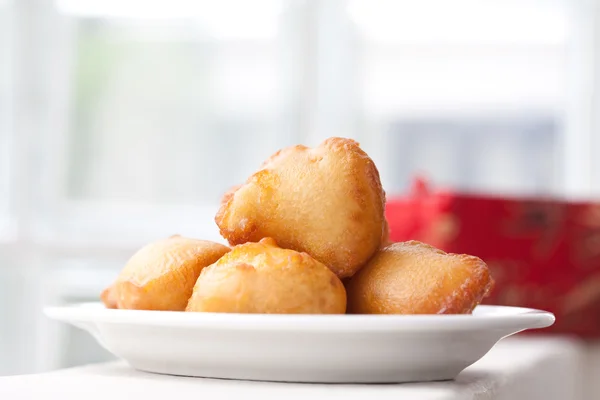 Vers gemaakte nangka beignet, een populaire snack in Azië — Stockfoto