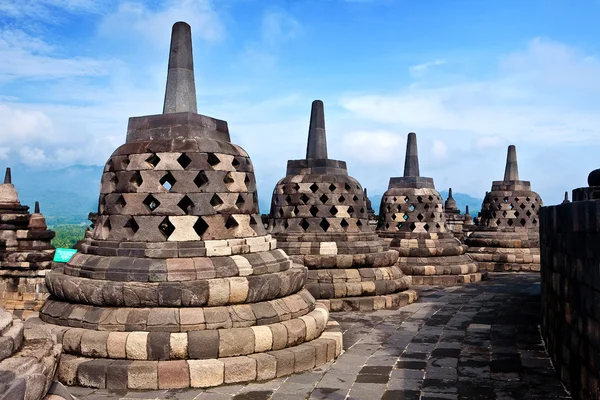 Borobudur tempel in jogjakarta — Stockfoto