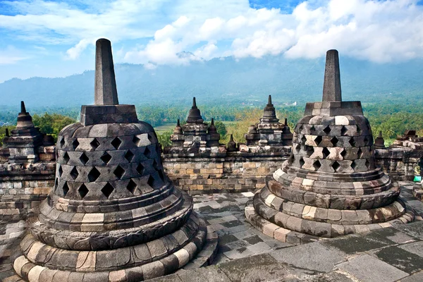 Templo de Borobudur en Yogjakarta — Foto de Stock