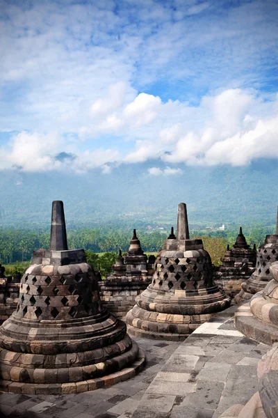 Borobudur tempel in jogjakarta — Stockfoto