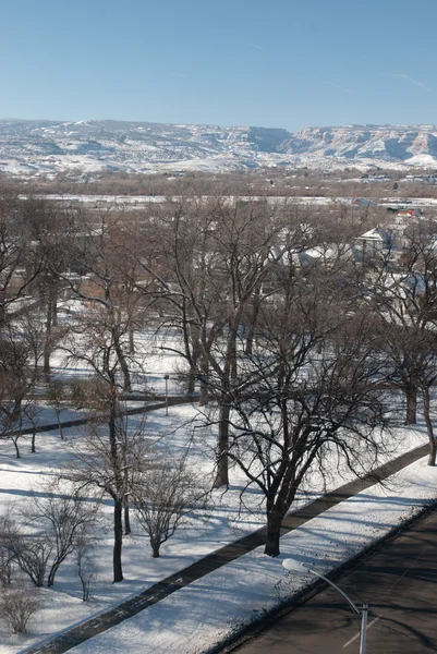 Grand Junction, Colorado in Winter — Stock Photo, Image