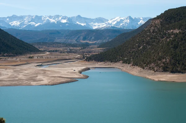 Ridgway Reservoir in Drought Year — Stock Photo, Image