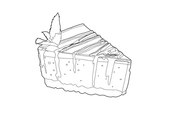 Illustration Vectorielle Dessert Anglais Fichier Eps — Image vectorielle