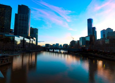 Melbourne manzarası