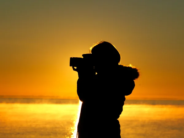 Alba sul mare — Foto Stock