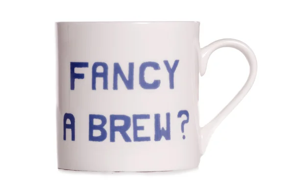 Fancy a brew mug — Stock Photo, Image