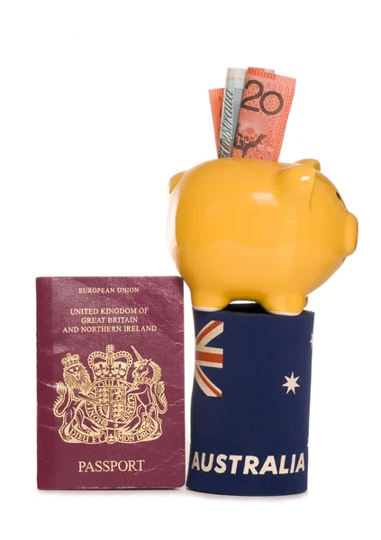 Saving for Australia — Stock Photo, Image