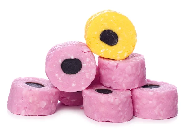 Står ut lakrits allsorts — Stockfoto