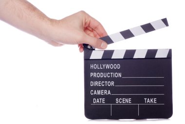 el film clapper tahta kesme tutarak