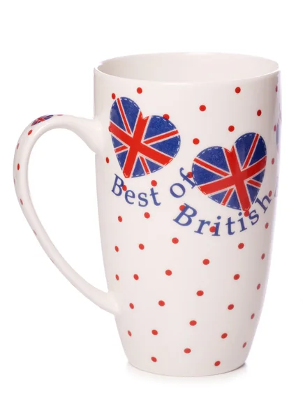 Beste van Britse Thee beker knipsel — Stockfoto