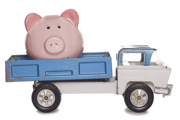 Back of a lorry savings — Stock Photo, Image