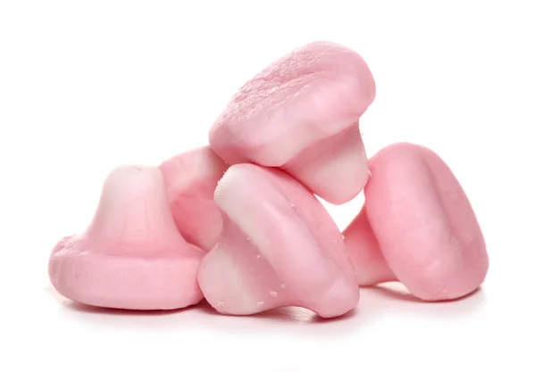 Pink mushroom sweets studio cutout — Stock Photo, Image