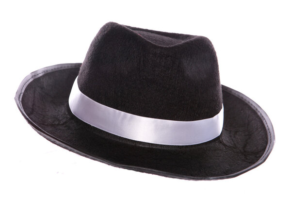 Black mafia hat