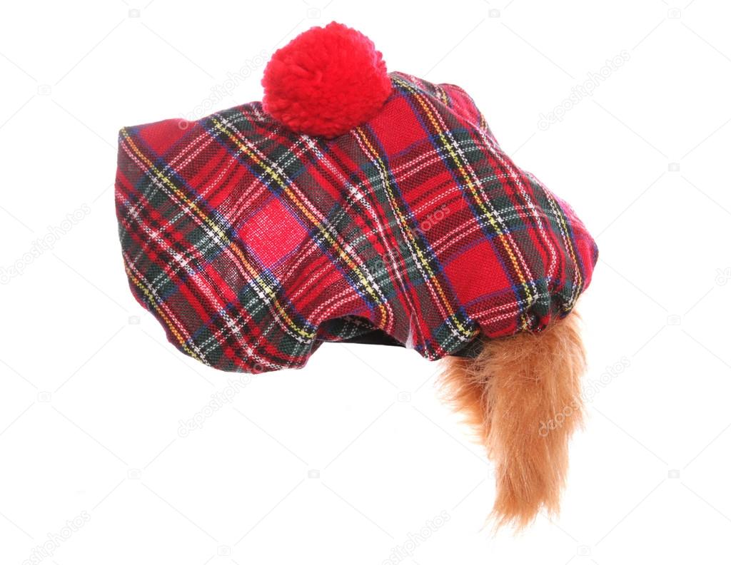 Scottish tartan hat
