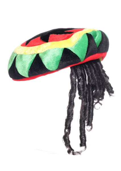 Chapeau Rasta reggea jamaïcain — Photo