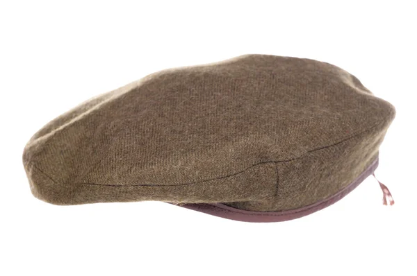 Grön armé beret — Stockfoto