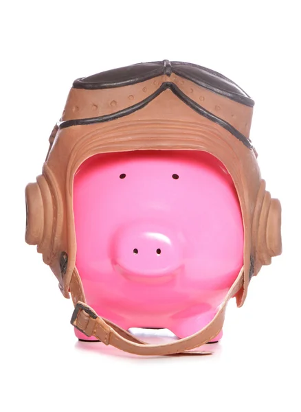 Piloto de banco porquinho — Fotografia de Stock