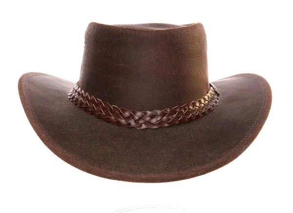 Leather Cowboy Hat — Stock Photo, Image