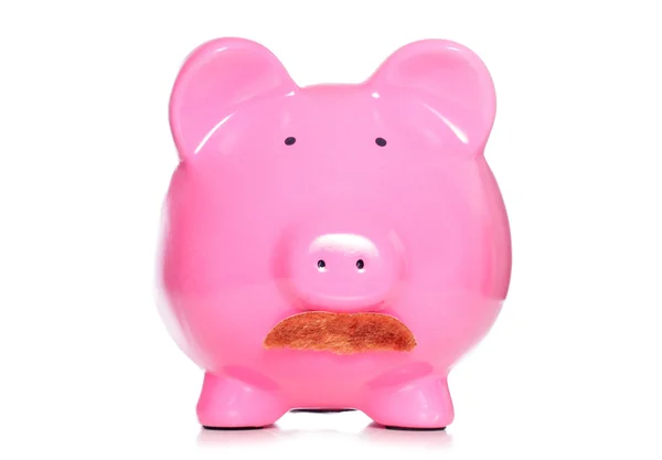 Piggy bank bankier — Stockfoto