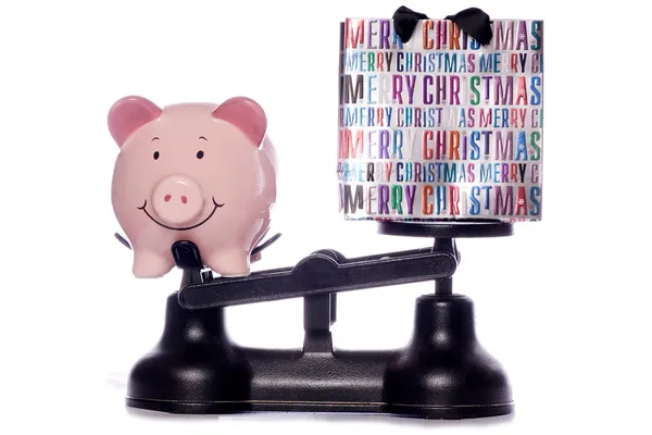 Ahorrar dinero en Navidad — Foto de Stock