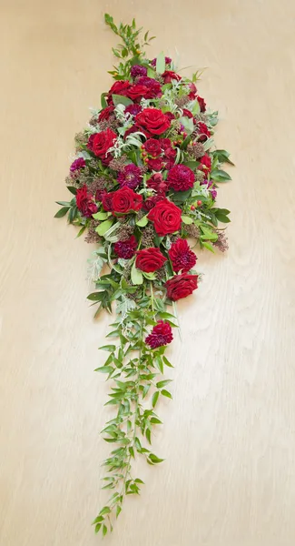 Düğün masa çiçeği centerpiece — Stok fotoğraf