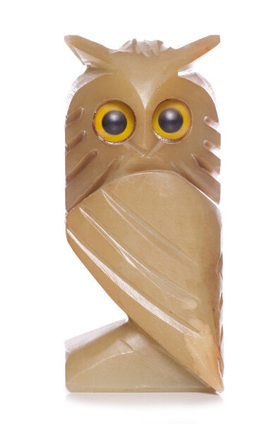 stone onyx owl ornament