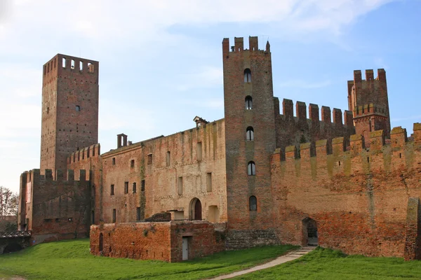 Kuleler montagnana Ortaçağ kale ve kuleler — Stok fotoğraf