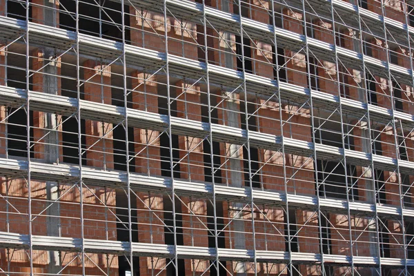 Andamios en una obra de construcción — Foto de Stock