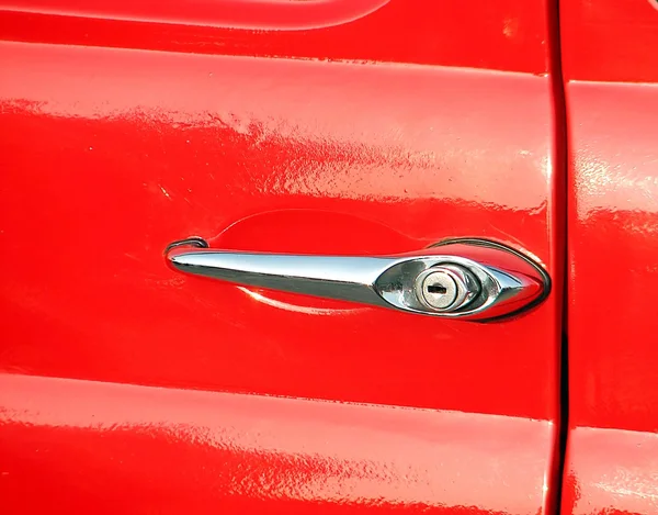 Particularly of a handle of a car — Stock Photo, Image