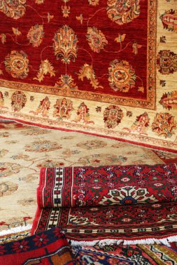 doku ve arka plan el yapımı halılar ve kilimler