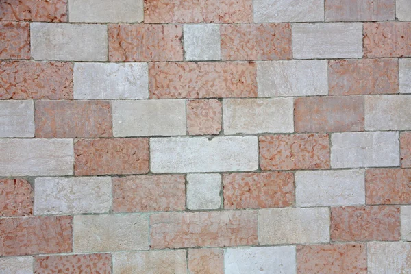 Background and texture rectangular brick white and pink — Stock Photo, Image