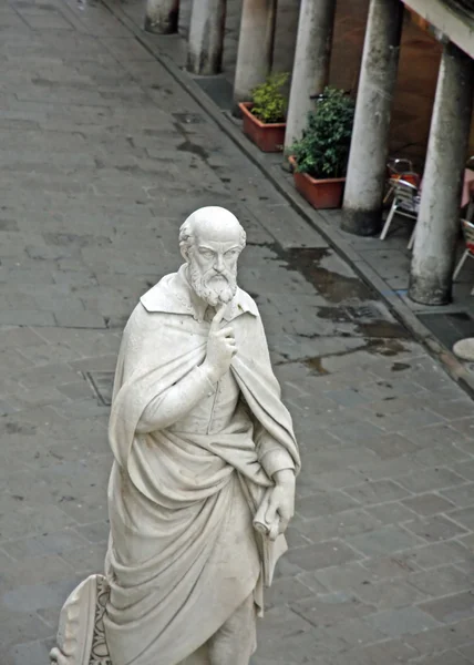Statue of the famous architect Andrea Palladio in vicenza City C — Stock Photo, Image