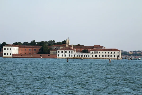 Towers and building of the University on the island of San Servo — Stock Photo, Image