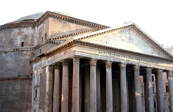 Ρωμαϊκός ναός που ονομάζεται το Πάνθεον στη Ρώμη, εκτός — 图库照片